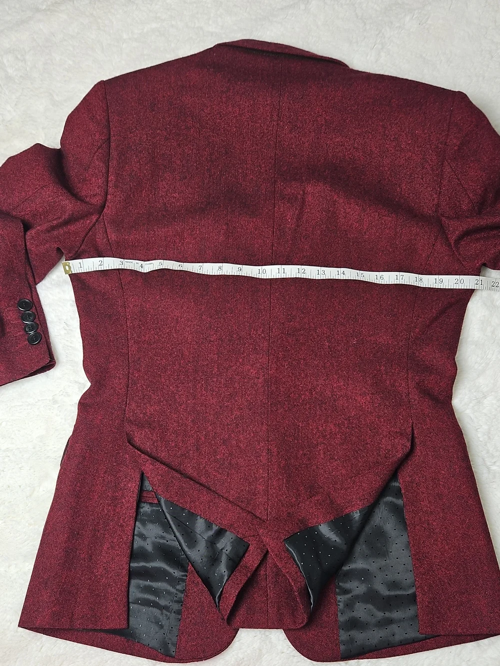 Men's Custom Burgundy 3 Piece Suit